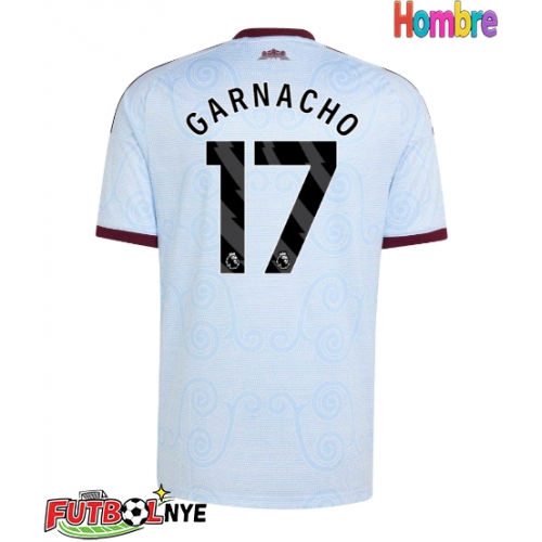 Camiseta Aston Villa Alejandro Garnacho #17 Tercera Equipación 2026-27 manga corta